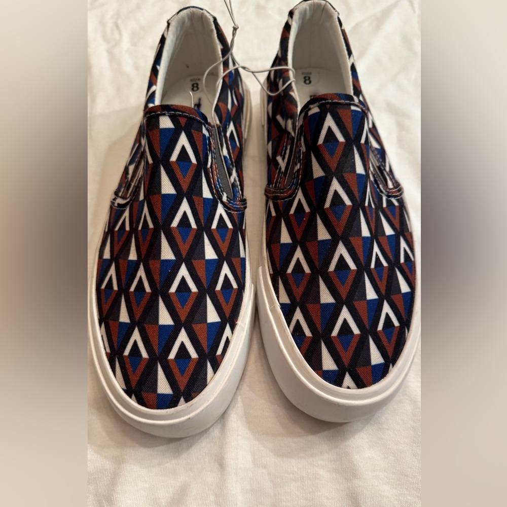 Express Geometric Canvas Mens Sneaker | Sz 8